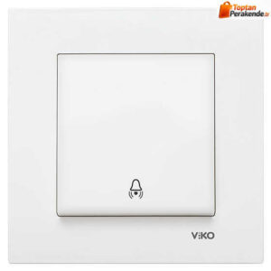 Viko Karre/Meridian Beyaz Zil Anahtarı Mekanizma (Çerçeve Hariç) 90967006